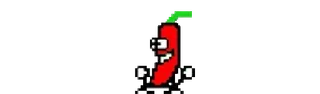 🌶 chili, pepper, cartoon, food whatsapp sticker