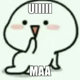 😉 UIIIII
MAA mignon, emoji, dessin animé, doigt, geste telegram sticker