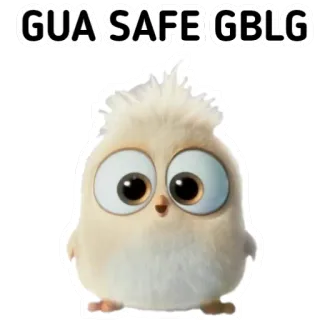 🙃 GUA SAFE GBLG pájaro, mono, animal, pegatina telegram sticker