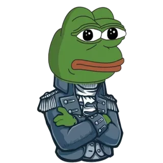 🐸 Pepe the Frog 佩佩, 青蛙, 表情包, 角色 telegram sticker