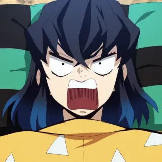 🏮 Inosuke Hashibira Demon Slayer Anime, En colère, Demon Slayer, Inosuke, Hashibira whatsapp sticker