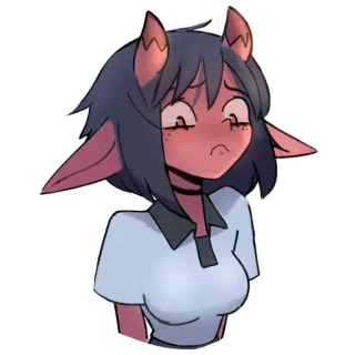 ☹️ Sadie Hazbin Hotel telegram sticker