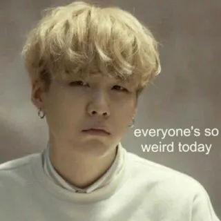 yoongi :/ @SWANPACK telegram stickers