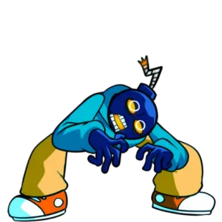 ⬇️ Whitty Friday Night Funkin' Friday Night Funkin', Whitty, Bombe, Jeu vidéo, Personnage, Dessin animé, Fanart telegram sticker