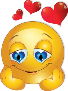 🥰 Emoji, Amor, Coração, Afeição, Fofo telegram sticker