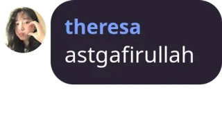 😵 theresa astgafirullah telegram sticker