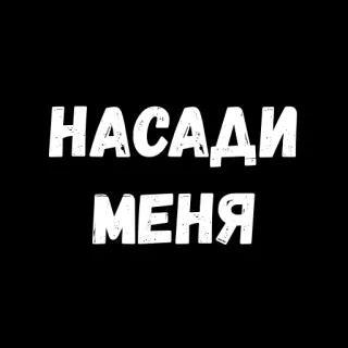 😄 НАСАДИ
МЕНЯ whatsapp sticker