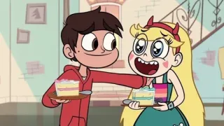 ❤️ Star Butterfly Star vs. the Forces of Evil cartoon, cake, friendship, animation, fantasy telegram sticker