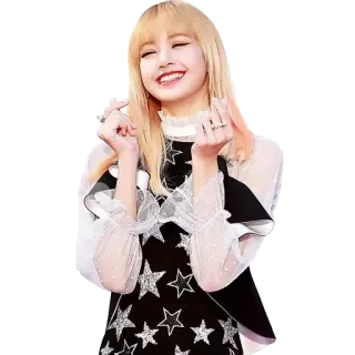 😍 Lisa Lisa, Blackpink, K-Pop, Sängerin, Promi, Star whatsapp sticker