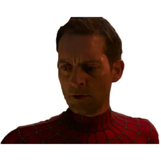 😟 Spider-Man super-héros, Marvel, Spider-Man, BD, action, Tobey Maguire telegram sticker