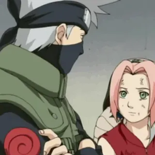 ⚡️ Kakashi Naruto anime, kakashi, sakura, naruto, cartoon, animated telegram sticker