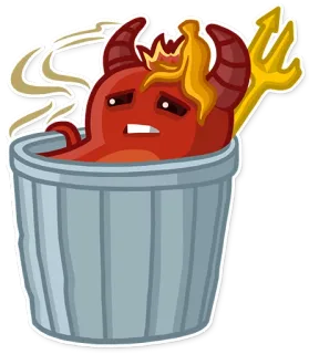 Little Daemo telegram stickers