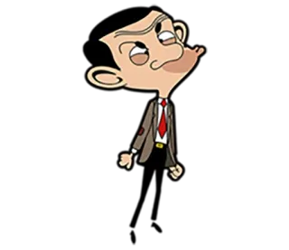 🥴 Mr. Bean Dessin animé, Comédie, Drôle, Personnage, Haricot telegram sticker