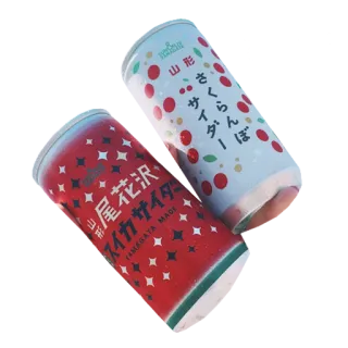 🍻 напитки, сидр, банки, япония, вишня, сакура telegram sticker