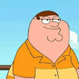 ▪️ Peter Griffin Family Guy 만화, 애니메이션, 피터 그리핀, 패밀리 가이, 웃긴 telegram sticker