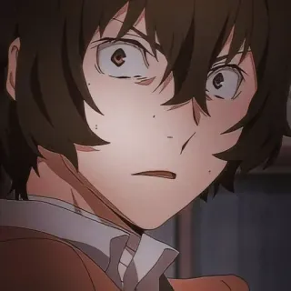 🈯 Osamu Dazai Bungou Stray Dogs Anime, Manga, Charakter, Osamu Dazai, Bungou Stray Dogs telegram sticker