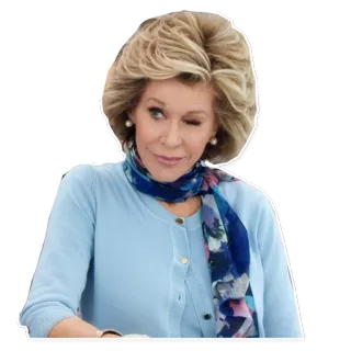 😉 Jane Fonda Aktorka, Gwiazda, Jane Fonda, Mrugnięcie telegram sticker
