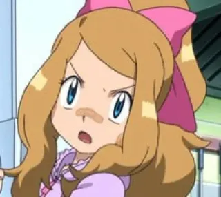 🔥 Serena Pokemon Аниме, Покемон, Серена, Персонаж whatsapp sticker