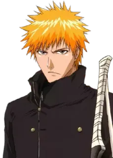 😐 Ichigo Kurosaki Bleach Anime, Manga, Ichigo, Bleach, Personaggio telegram sticker