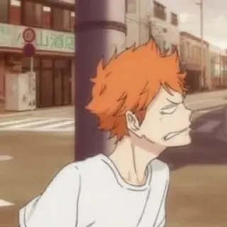 🌟 Hinata Shoyo Haikyuu!! Anime, Manga, Haikyuu, Hinata Shoyo, Volleyball, Anime de sport telegram sticker