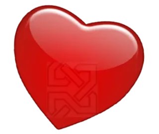 ❤ heart, love, red, shape, symbol, affection telegram sticker