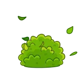 👋 Fuchs, Tier, Busch, süß, Cartoon telegram sticker
