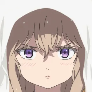 👒 Аниме, Девушка, Мило, Иллюстрация, Мультфильм telegram sticker