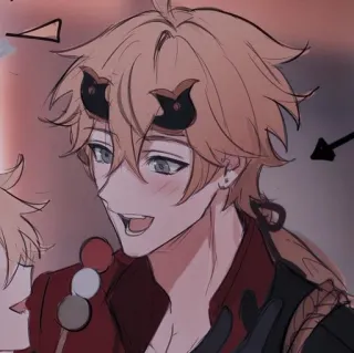 🍁 Thoma Genshin Impact 动漫, 原神, 托马, 游戏, 角色 telegram sticker