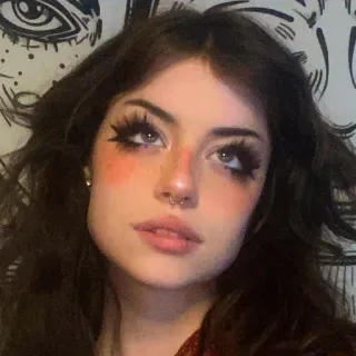 💞 mujer, retrato, maquillaje, belleza, persona telegram sticker