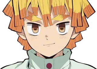 😏 Zenitsu Agatsuma Demon Slayer Anime, Demon Slayer, Zenitsu, Personagem, Ilustração telegram sticker