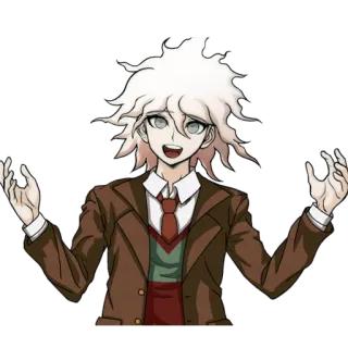 😄 Nagito Komaeda Danganronpa anime, danganronpa, character, nagito komaeda telegram sticker