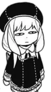 😑 Anya Forger Spy x Family anya, spy x family, anime, manga, forger, personaje, dibujos animados whatsapp sticker