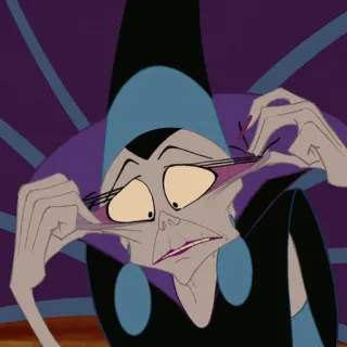 🍂 Yzma The Emperor's New Groove disney, yzma, villana, el emperador y sus locuras telegram sticker
