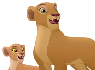 😀 Nala The Lion King dessin animé, lion, lionne, animal, disney, nala telegram sticker