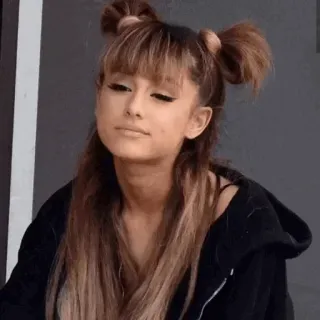 🌃 Ariana Grande อารีอานา กรานเด, นักร้อง, คนดัง, ภาพเหมือน, ผู้หญิง, บุคคล telegram sticker