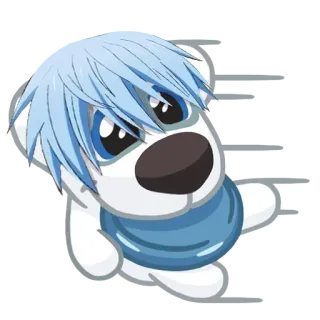 🏃 sticker, character, cartoon, cute, animal whatsapp sticker