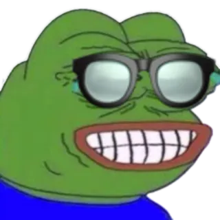 😂 Pepe the Frog Pepe si Katak, Meme, Katak, Kartun whatsapp sticker