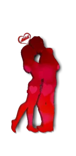 💕 Adid amour, couple, baiser, romance telegram sticker