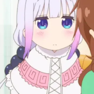 🍚 Kanna Miss Kobayashi's Dragon Maid Anime, Kanna, Fofo, Miss Kobayashi's Dragon Maid whatsapp sticker
