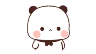🍩 Panda, Niedlich, Tier, Aufkleber telegram sticker