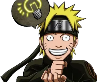 💡 Naruto anime, cartoon, manga, ninja, character, fanart, humor telegram sticker