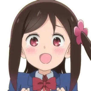 😮 Anime, Ragazza, Felice, Eccitato/a telegram sticker