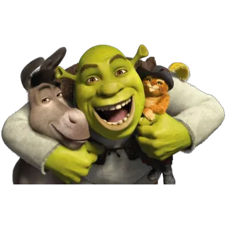 Shrek telegram stickers