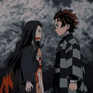 😡 Nezuko Kamado Demon Slayer Anime, Demon Slayer, Nezuko, Tanjiro whatsapp sticker