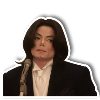 👀 Michael Jackson cantante, estrella pop, celebridad, música, artista whatsapp sticker