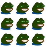 🤣 Pepe the Frog Pepe, Grenouille, Mème, Internet, Dessin animé, Personnage whatsapp sticker