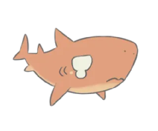 😶 tubarão, mar, animal, desenho animado, oceano telegram sticker