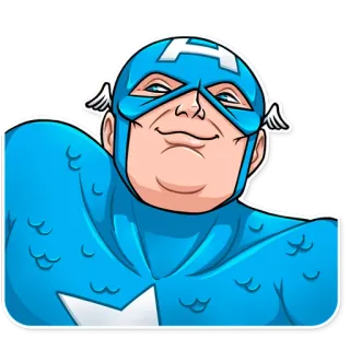 🌚 Captain America супергерой, Marvel, Мстители, комиксы, персонаж telegram sticker
