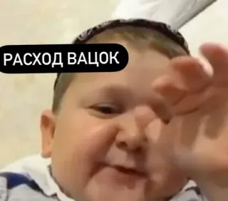 🖐️ РАСХОД ВАЦОК telegram sticker