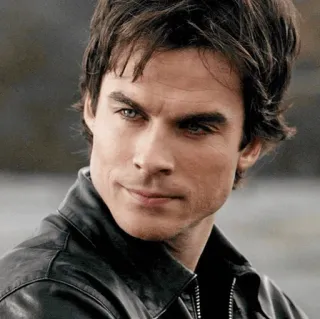 🙂 Damon Salvatore The Vampire Diaries vampiro, Ian Somerhalder, actor, serie TV, Damon, Salvatore telegram sticker